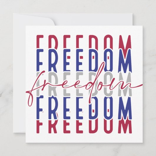 Freedom Kamala Harris Einladung (Vorderseite)