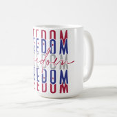 Freedom Kamala Harris Kaffeetasse (VorderseiteRechts)