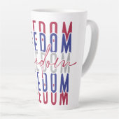 Freedom Kamala Harris Milchtasse (Rechte Ecke)