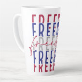 Freedom Kamala Harris Milchtasse (Linke Ecke)