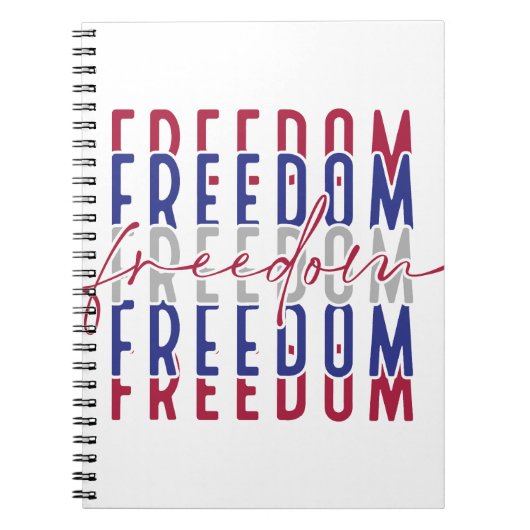 Freedom Kamala Harris Notizblock (Vorderseite)