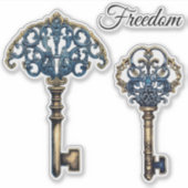 Freedom Keys Aufkleber (Vorderseite)