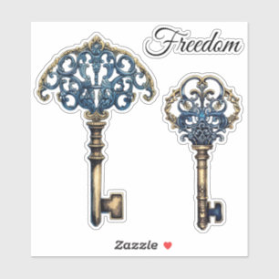 Freedom Keys Aufkleber
