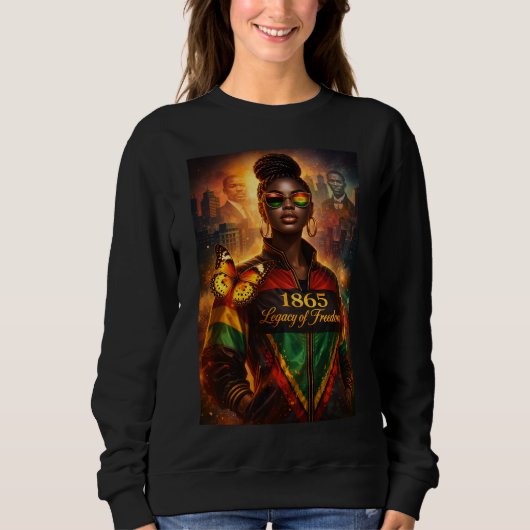 Freedom Legacy (City + Historical Figures) Sweatshirt (Vorderseite)