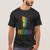 Freedom LGBTQ T-Shirt (Vorderseite)