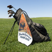 Freedom Looks Good Canyon Golf Handtuch (Gras)