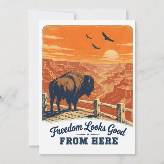 Freedom Looks Good Canyon Karte (Vorderseite)