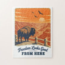Freedom Looks Good Canyon Puzzle