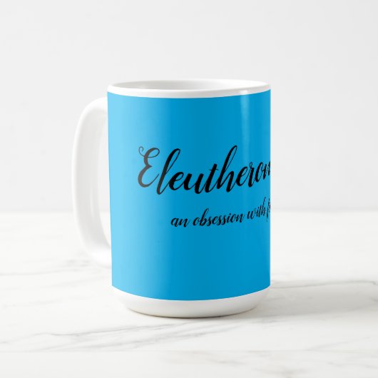 Freedom Lover Coffee Tasse (Vorderseite Links)
