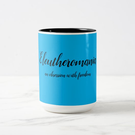Freedom Lover Zweifarbige Tasse (Mittel)
