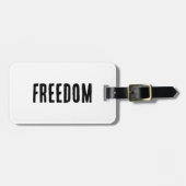 Freedom Luggage Tag Gepäckanhänger (Vorderseite horizontal)