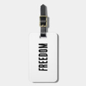 Freedom Luggage Tag Gepäckanhänger (Vorderseite vertikal)