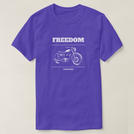 Freedom Motorcycle Cruiser T-Shirt (Design vorne)