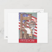 Freedom Mouse Postkarte (Vorne/Hinten)