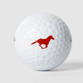 Freedom Mustang Golf Balls (Rot) Golfball (Vorderseite)