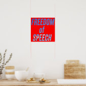 Freedom of speech poster (Küche)