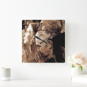 Freedom of Worship Quadratische Wanduhr (Zuhause)