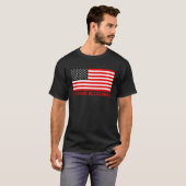 Freedom Over Fear Pro Gun USA Flag 2. Änderung T-Shirt (Vorne ganz)