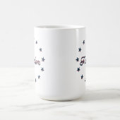 Freedom Patriotic America 250 Stars Design Kaffeetasse (Mittel)