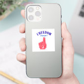Freedom Patriots auf einem Aufkleber (Telefon)