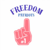 Freedom Patriots auf einem Aufkleber (Vorderseite)