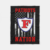 Freedom Patriots Logo Nation Fleecedecke (Vorderseite)