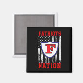 Freedom Patriots Logo Nation Magnet (Vorderseite/Rückseite)