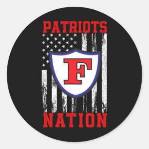 Freedom Patriots Logo Nation Runder Aufkleber