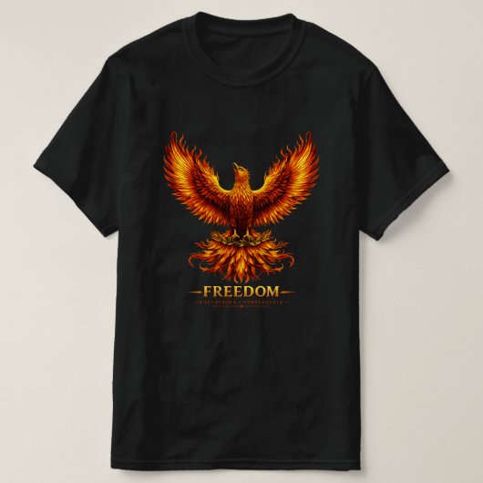 Freedom Phoenix Herren Grafik T-Shirt (Design vorne)