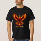 Freedom Phoenix Herren Grafik T-Shirt (Vorderseite)