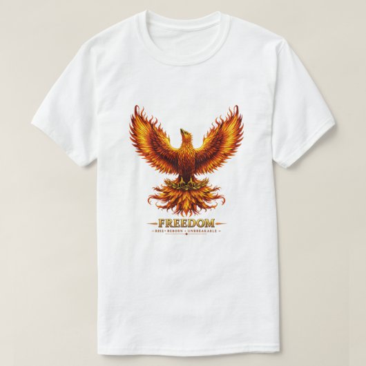 Freedom Phoenix Herren Grafik T-Shirt (Design vorne)