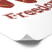 Freedom Poster (Standard Bild Frame Größe) (Ecke)