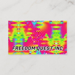 FREEDOM QUEST INC ( Sie können die Wörter ändern ) Visitenkarte
