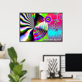 FREEDOM QUEST ( Sie können die Wörter ändern ) Poster (Heimbüro)