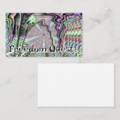 Freedom Quest (Sie können die Wörter ändern) Visitenkarte (Vorne/Hinten)