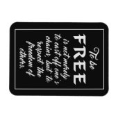 Freedom Quote Magnet (Horizontal)