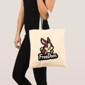 Freedom Rabbit Tragetasche (Vorderseite (Produkt))