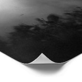 Freedom Red Schwarz-weiß Running Pferde Poster (Ecke)