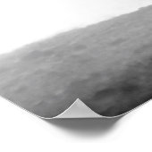 Freedom Red Schwarz-weiß Running Pferde Poster (Ecke)