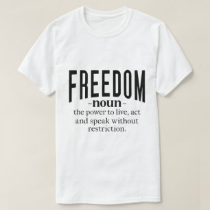 Freedom Retro Inspiration Zitate: Zeitloses Wisdo T-Shirt