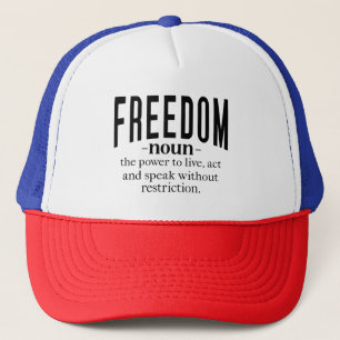 Freedom Retro Inspiration Zitate: Zeitloses Wisdo Truckerkappe