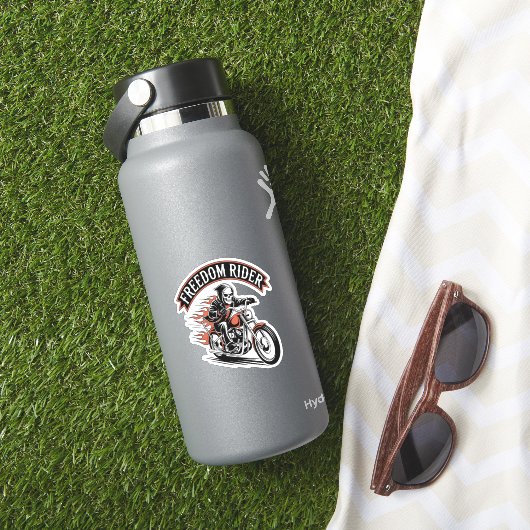 FreeDom Rider Biker Aufkleber (HydroFlask Insitu)
