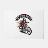 FreeDom Rider Biker Fußmatte (Vorderseite)