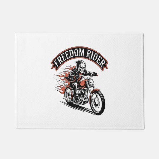 FreeDom Rider Biker Fußmatte (Vorderseite)