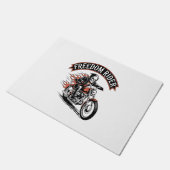 FreeDom Rider Biker Fußmatte (Schrägansicht)