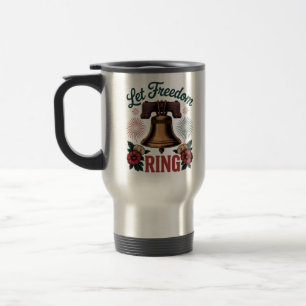 Freedom Ring Bell Patriotic gelassen Reisebecher