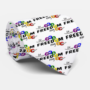 Freedom Rings tie Krawatte