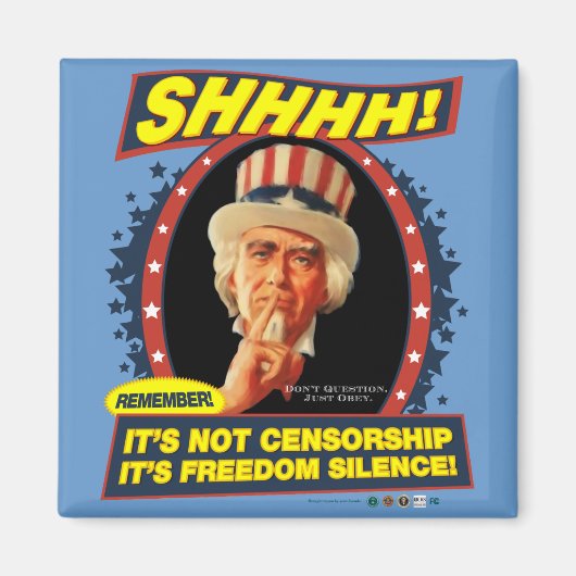 Freedom Silence Magnet (Vorne)