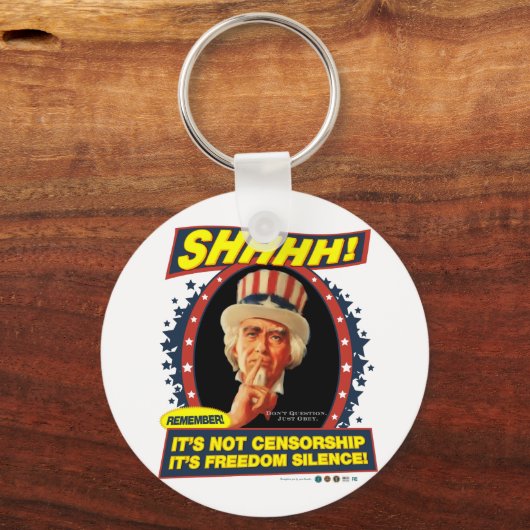 Freedom Silence Schlüsselanhänger (Vorderseite)
