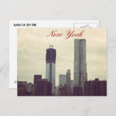 Freedom Skyline Postkarte (Vorne/Hinten)